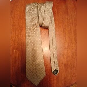 BALMAIN Gold Geometric Tie.SILK !